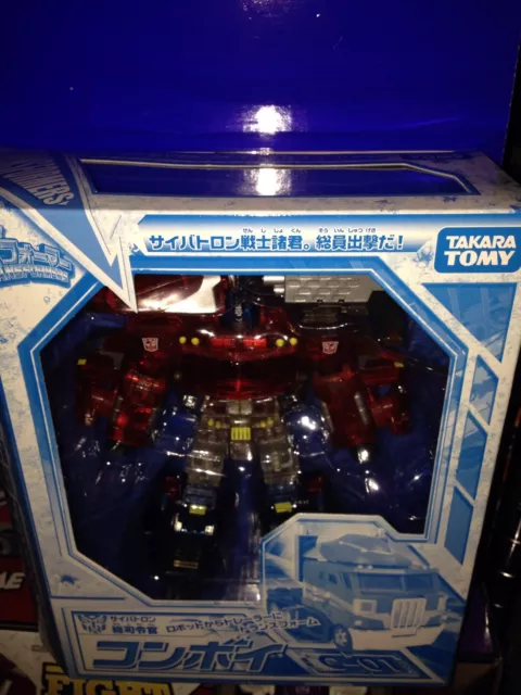 TRANSFORMERS HENKEI JAPAN Tokyo Toy Show Crystal Convoy Optimus Prime Clear real