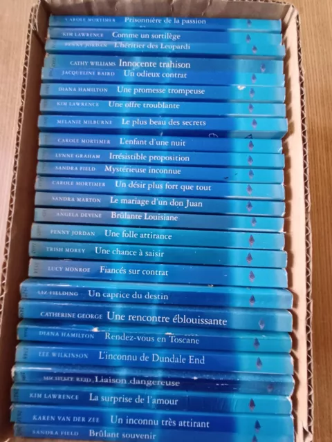 Lot 25 Livres Harlequin Collection Azur - Bon Etat