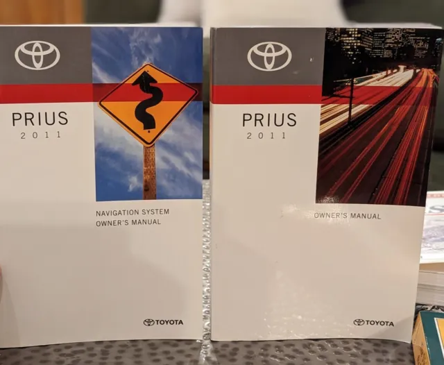 Toyota Prius 2011 owners OEM Owner's Manual and Navigation system owner's manual