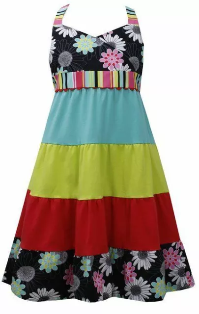 Abito Bambina  Nuovo Taglia 4 Anni Multicolor