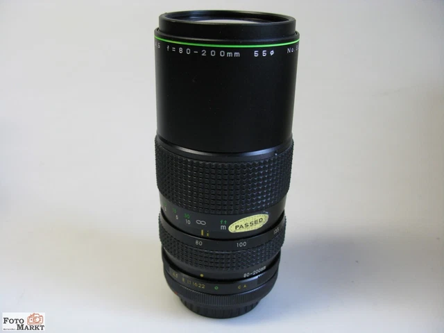 Objectif Zoom Hanimex 80-200mm F/4.5-5.6 Pour Canon EOS - Occasion