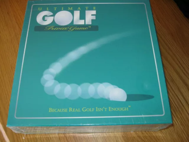 Mens Womens Kids ULTIMATE GOLF Trivia Board Game New Sealed