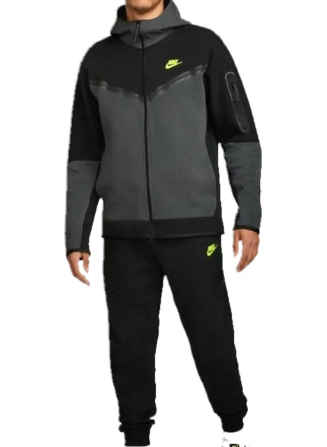Nike Tuta Completa Tech Fleece Felpa Cappuccio Pantalone Con Elastico Affare