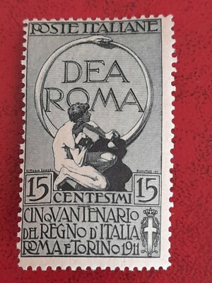 STORIA POSTALE FRANCOBOLLO DEA ROMA 15 CENTESIMI SOPRASTAMPATO 2 1913 #SP10 