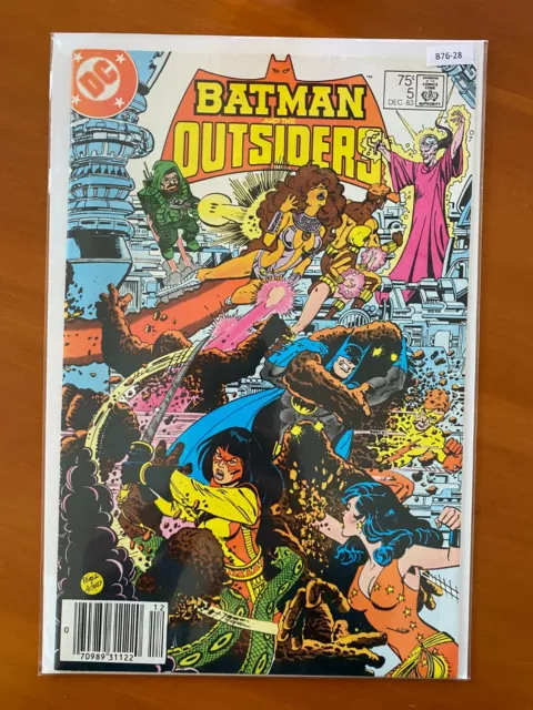 Batman and The Outsiders vol.1 #5 1983 Newsstand High Grade 9.0 DC Comic B76-28