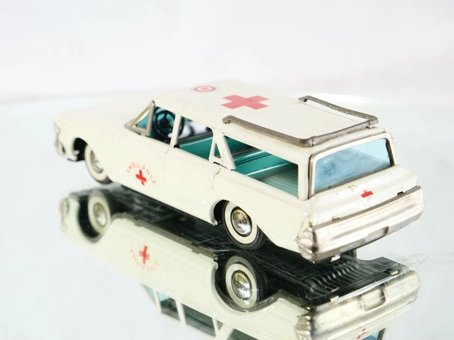 ASC JAPAN BLECH Chevrolet Impala Krankenwagen Ambulance Länge 25 cm #2866 EUR 149,99 - DE