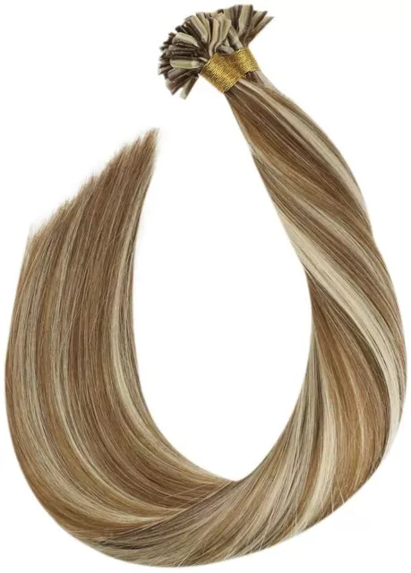 25 50 100 125 150 Extensions Kératine A Chaud 100% Naturels Remy 49Cm 1G Mixte