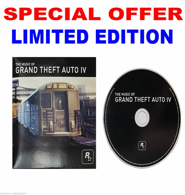 GTA4 "Music of Grand Theft Auto IV" Special Edition CD DISC (Xbox 360/PS3) GTA 4