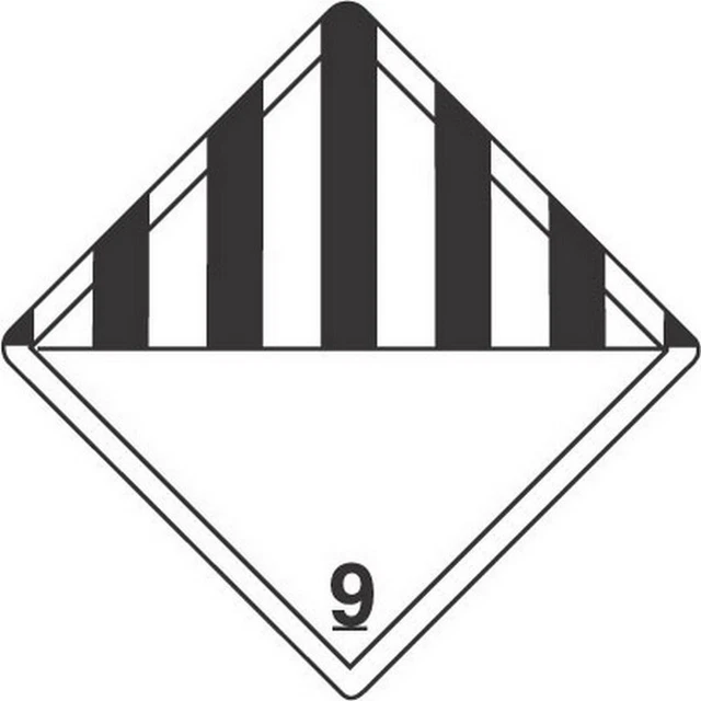 4" x 4" Class 9 D.O.T. Hazard Labels (500 per Roll)