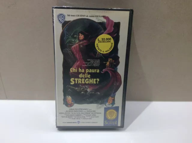 CHI HA PAURA DELLE STREGHE? con Anjelica Huston VHS WB gli Scudi NUOVA SIGILLATA