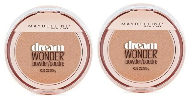 2x Maybelline Dream Wonder Pressed Powder, 70 Natural Beige 2x Maybelline Dream Wonder Pressed Powder, 70 Natural Beige