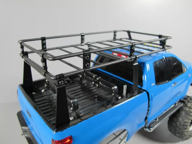 Neuf Personnalisé Acier Cargo Lit Toit Rack pour Jouet Tamiya R/C 1/10 Toyota 2