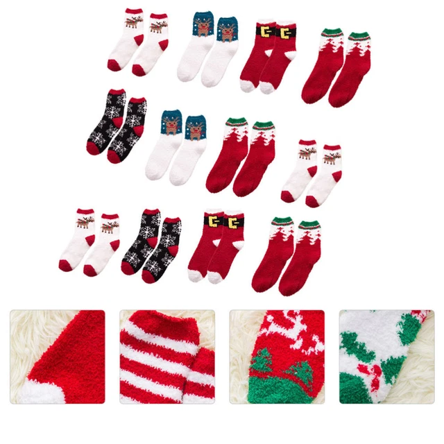 12 Pairs Kids warm socks for women winter thermal Chaussettes De Sport D'hiver C