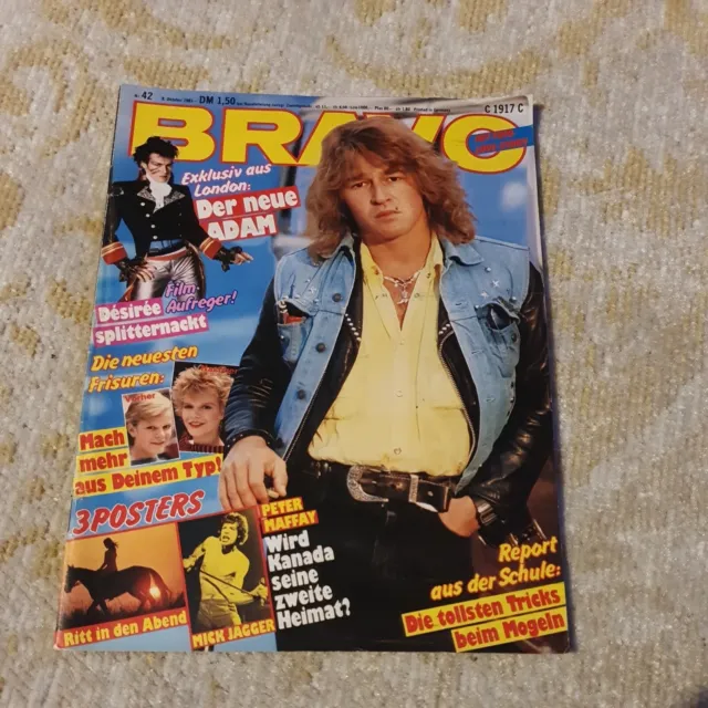 Bravo Zeitschrift Nr. 42 1981 Peter Maffay Kim Wilde Mick Jagger