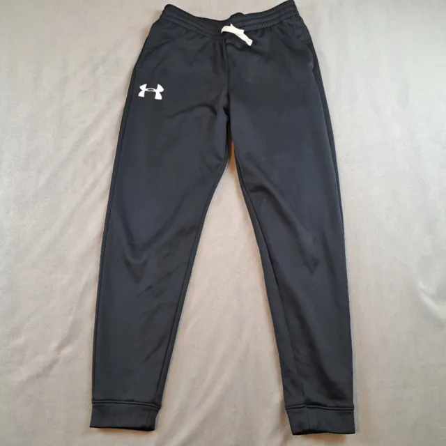 Under Armour Boys Fleece Drawstring Sweatpants 1326825 Black Youth XL