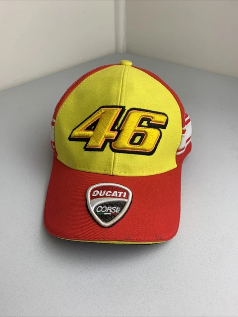 Ducati Corse The Doctor #46 Embroidered Hat Valentino Rossi MotoGP RARE