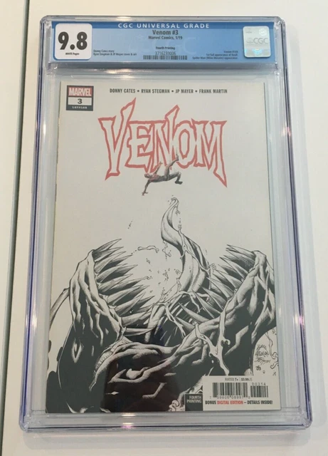Venom #3 CGC 9.8 4th Print 1st Appearance of Knull Marvel Comics
