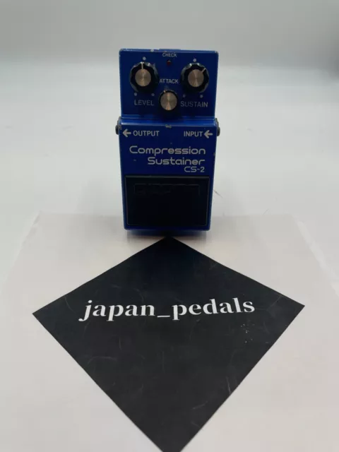 BOSS CS-2 Compression Sustainer Guiter Effect Pedal made in japan fedex