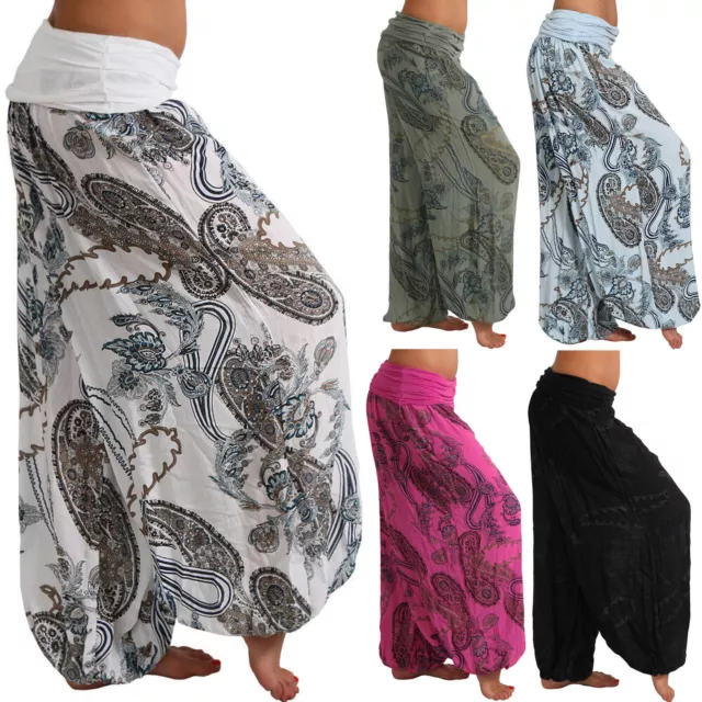 Plus Size Womens Yoga Harem Pants Leggings Baggy Ali Baba Hippie Hareem Trousers
