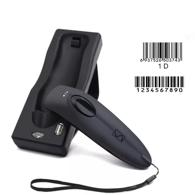 Bluetooth Laser Barcode Scanner Wireless Handheld Bar Code Reader For Phone/PC