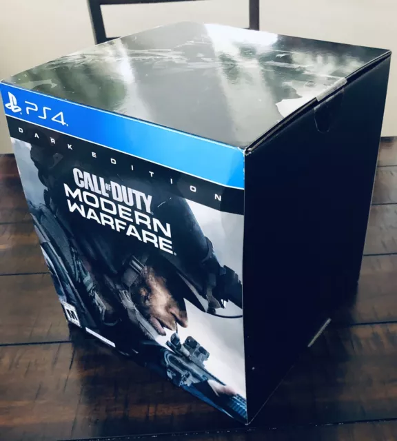 Call Of Duty Modern Warfare Dark Edition PS4 BOX ONLY (NO GAME!) Collector’s Box