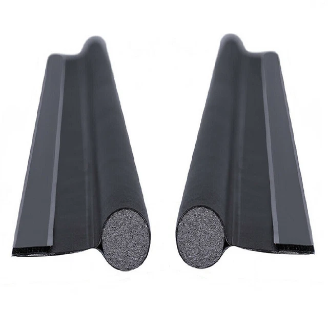Pack of 2 Draught Excluder for Single Sided Doors, Door Seal Keeps Warm and Cold