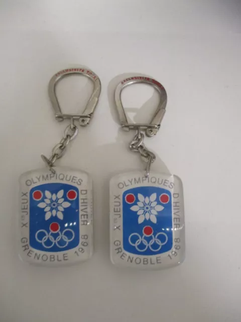 Porte-clés - Blauw clair - OS - Jeux olympiques - Flamme olympique