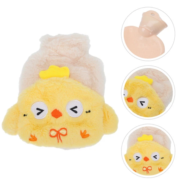 Sacchetto termico peluche rimovibile collo caldo cartone animato bottiglia acqua