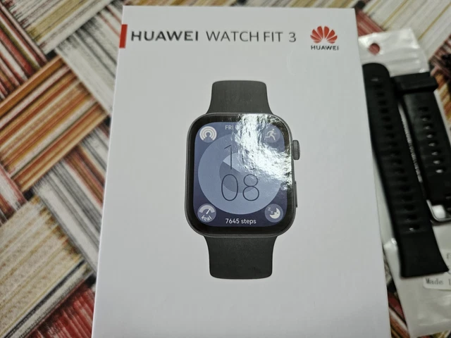 SMARTWATCH HUAWEI WATCH Fit 3 black nero EUR 100,00 PicClick IT