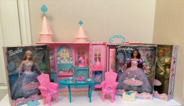 El Lago De Los Cisnes Muñeca Princesa Odette Barbie Sustitución