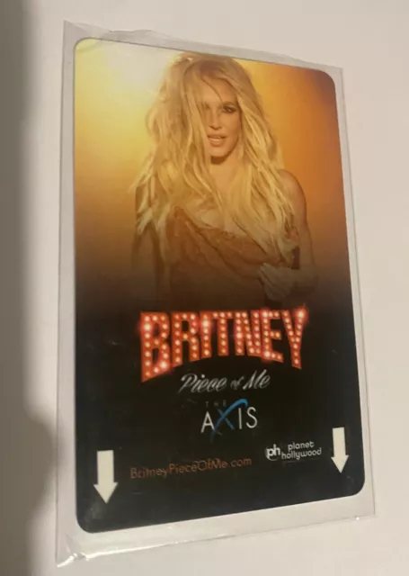 Britney Spears Piece of Me Las Vegas Room Key Card. Planet Hollywood Axis
