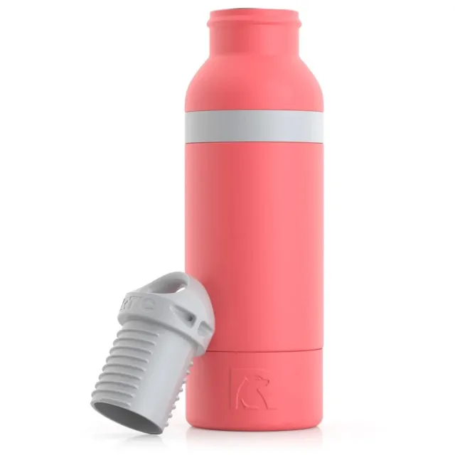 RTIC Outdoors Coolers 16oz Insulated Bottle Chiller holder - Coral