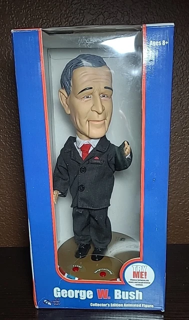 George W. Bush Animation GEORGE W BUSH Collector’s Edition Animated Figure Gemmy Pop Culture ...