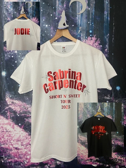 SABRINA CARPENTER PERSONALISED Short N' Sweet Tour 2025 Tshirt Top