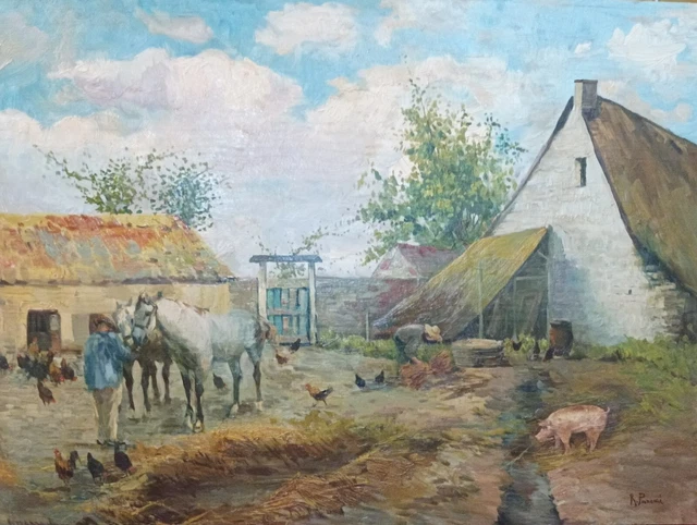 Ruggero  PANERAI - " Scena agreste "