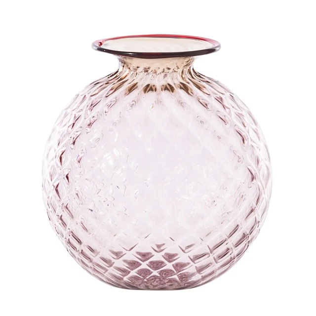 VENINI Vase Années Trente Rouge H31