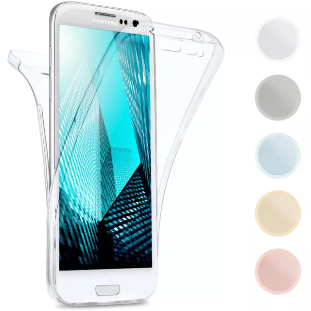 Coque pour Samsung Galaxy S3 Étui en Silicone 360 Degré Housse Autour Clair