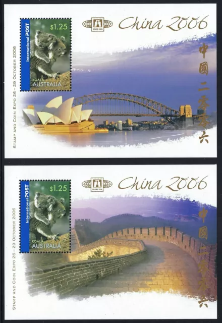 Australia Sg2638/9 2006 International Stamps Greetings MNH