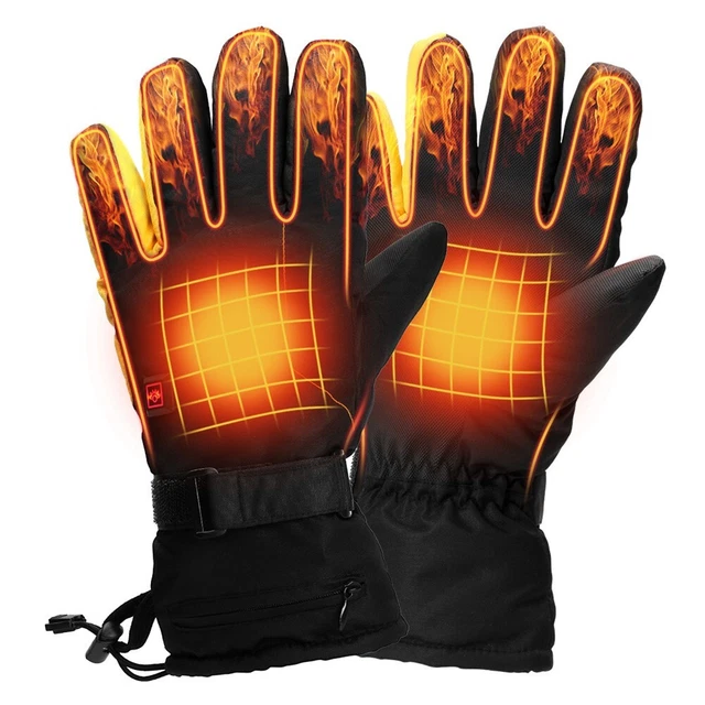 Gants chauffants électriques confortables et respirants pour activités de plei