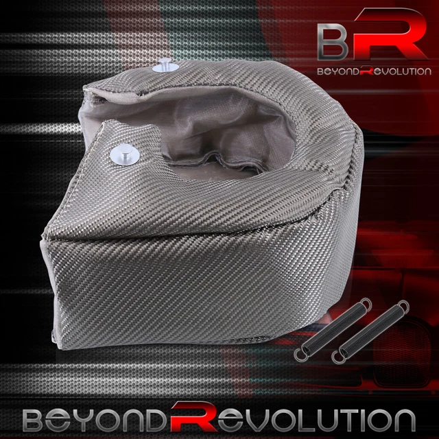 T4 GT35 GT40 Turbo Blanket Exhaust Turbocharger Heat Shield Cover Fiber Titanium