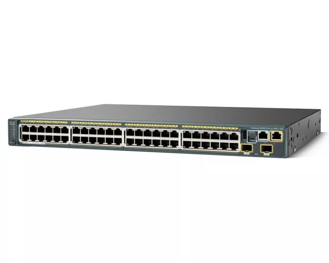 Cisco Catalyseur 2960S WS C2960S 48FPD L 48 Gige Poe + Lanbase 2 X 10G SFP