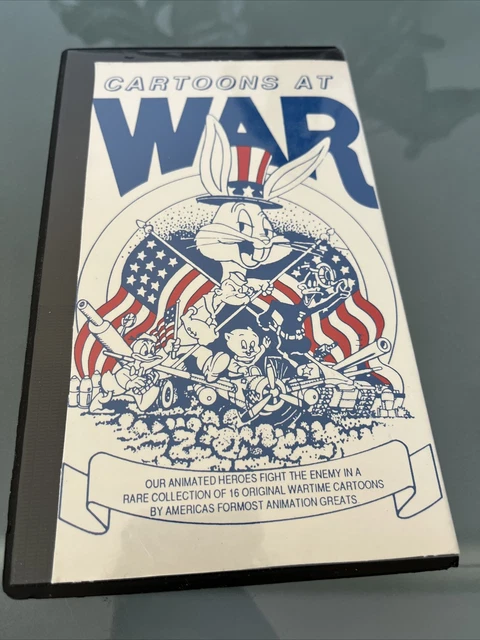 CARTOONS AT WAR VHS EMG Video WWII Donald Duck Popeye Bugs Bunny ...