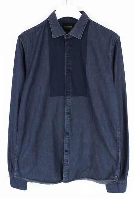 Dubinik Chemise en flanelle ultra lourde de 368,5 g pour homme, manches longues, chemise