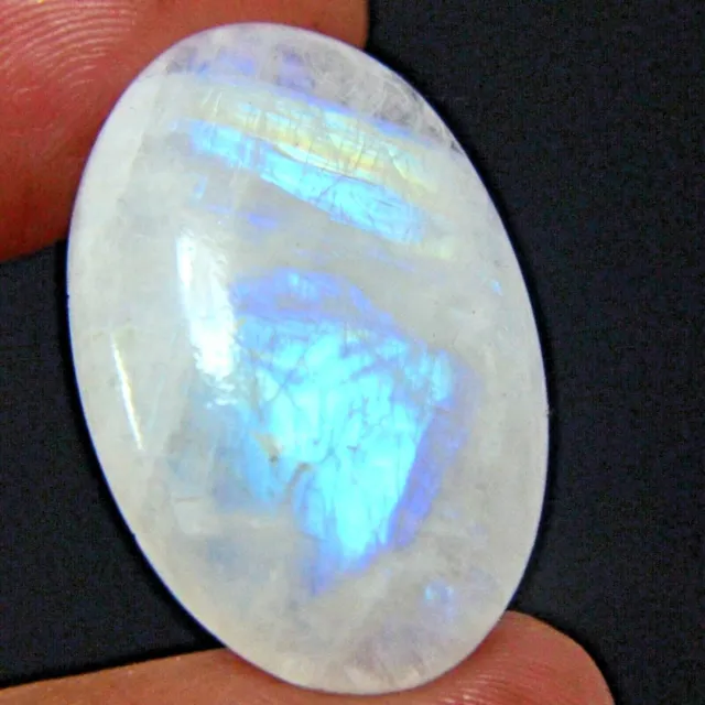 27.20Ct Natural White Moonstone Oval Shape -30x20mm Size Top Grade Gemstone