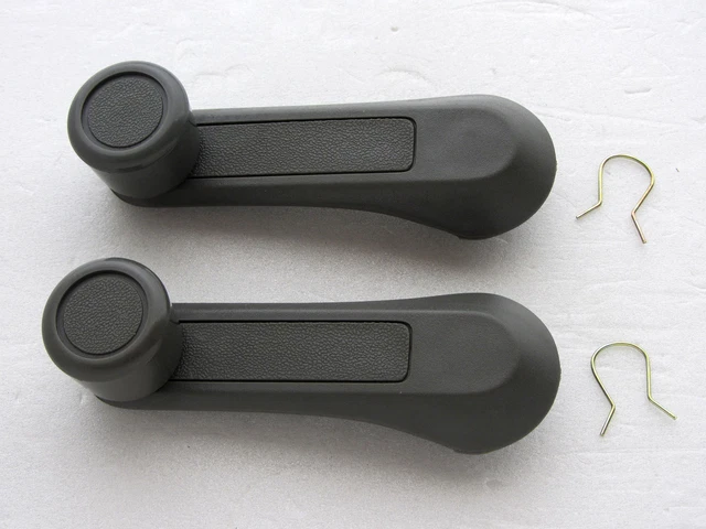 Pair Of Light Grey Window Crank Handles For ISUZU NPR, D-MAX, Holden Rodeo 2002-2012