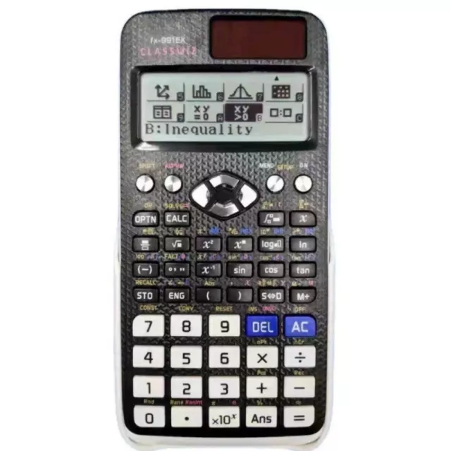 Casio FX-991E X wissenschaftlicher ClassWiz Rechner mit natürlichem Display