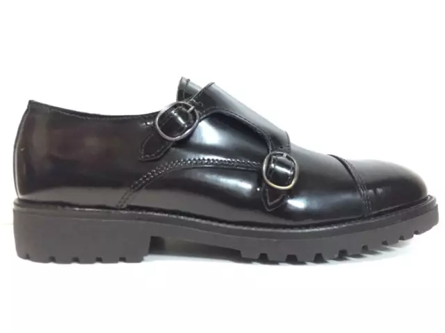 Scarpe Casual Uomo Frankie Model Derby 2643 Pelle Nero Originale Ai New