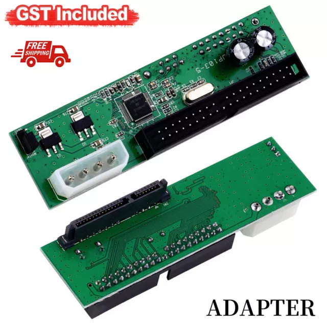 1X PATA TO SATA Converter Adapter Plug Play 7+15 Pin 3.5/2.5 SATA HDD DVD HOT