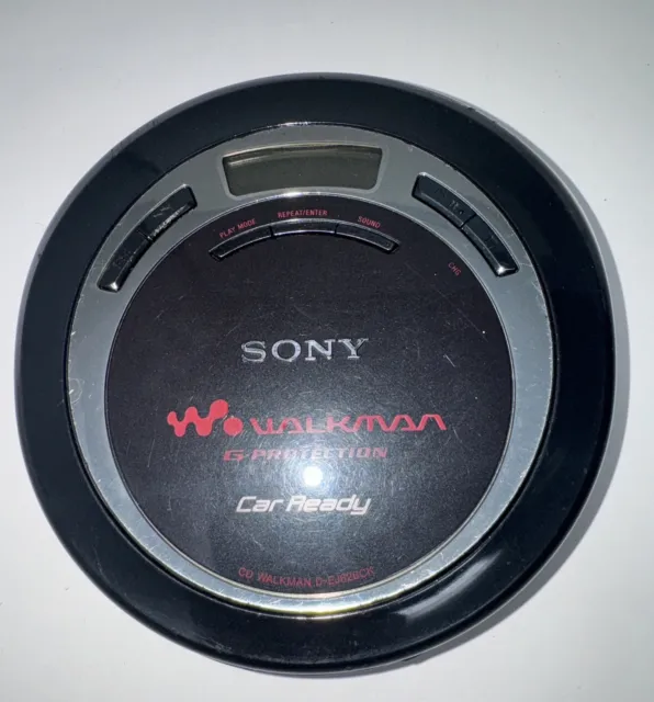 Sony Walkman Car Ready G-Protection Portable CD Player Model D-EJ626CK Tested