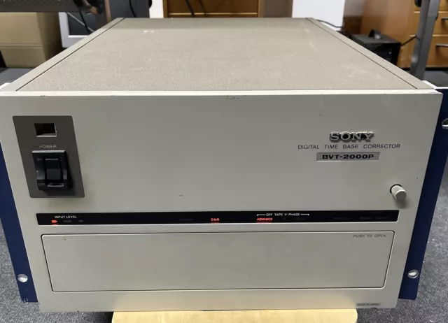 SONY BVT-2000 UMATIC  / 1" inch video tape recorder - Time Base Corrector TBC
